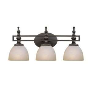  Jeremiah Lighting 25403 OB 3 Light Seymour Bathroom Light 