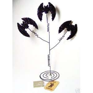  Wendy Addison Bats on a Stand Halloween Decoration: Home 