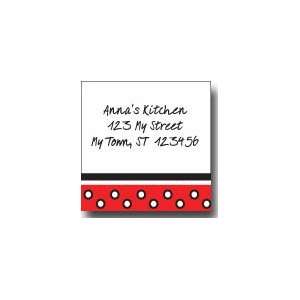     Small Square Address Labels (Dinner Time   526ss)