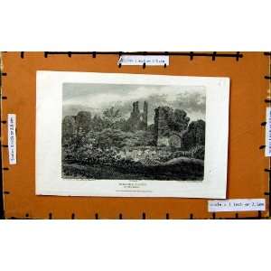  1780 View Wigmore Castle Herefordshire England Print: Home 