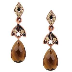  Summer and Smoke Petite Leaves Teardrop Earrings Jewelry