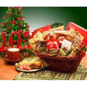 Happy Holiday Greetings Gourmet Gift: Grocery & Gourmet Food