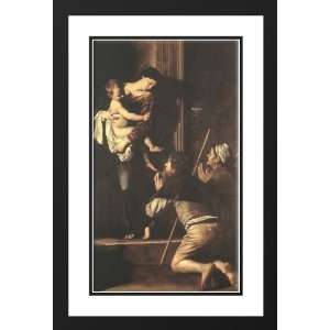  Caravaggio 17x24 Framed and Double Matted Madonna di 