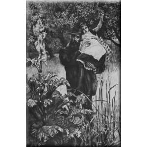  The Widower 10x16 Streched Canvas Art by Tissot, James 