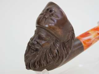 BROWN CARIBBEAN PIRATE Meerschaum Pipe Tobacco Smoking Pipes 