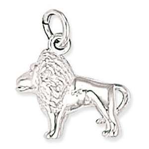  Sterling Silver Lion Charm   CM025   16mm x 14mm Jewelry
