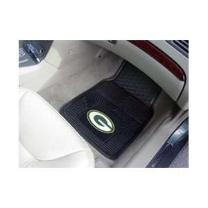 2 PC Green Bay Packers Vinyl Front Car Mats: Everything 