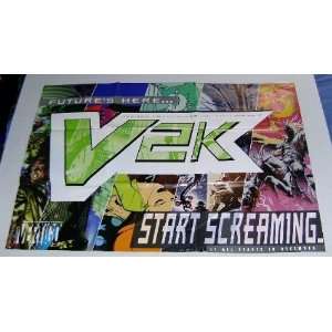  1999 Vertigo Comics V2K Vertigo 2000 Promo Poster 