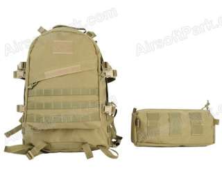 1000D US Army Hunting 3Day Backpack W/Zipper Bag tan  