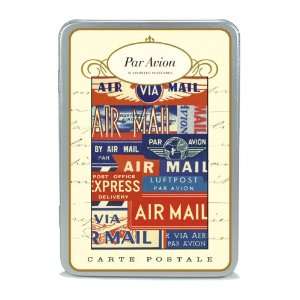  Cavallini & Co. Carte Postale Postcard Set Par Avion: Arts 