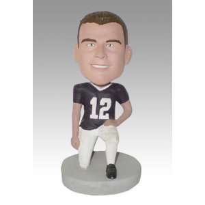  Custom sculpted football bobblehead doll: Toys & Games