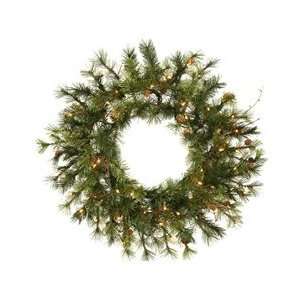  24 Prelit Mixed Country Wreath 50CL: Arts, Crafts 