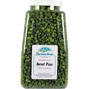 Harmony House Foods Dried Peas, whole (16 oz, Quart Size Jar) for 