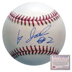  Kenji Johjima Seattle Mariners Hand Signed Rawlings MLB 