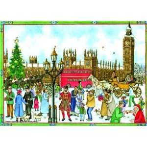    Old London Town Square German Advent Calendar: Home & Kitchen