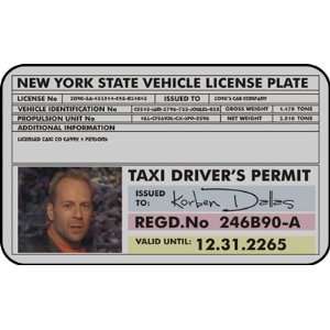   Element Prop ID Card Taxi Driver Permit Korben Dallas