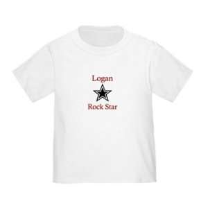  Personalized Logan Rock Star Infant Toddler Shirt: Baby