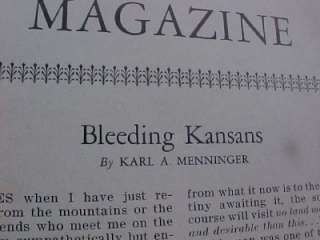 1939 Kansas Magazine Joyland Wichita article  