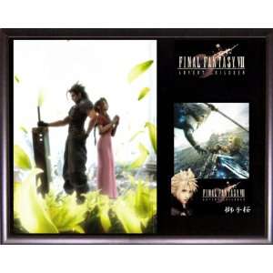 Final Fantasy VII Advent Children   Aerith/Zack   Collectible Plaque 