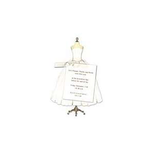  White Dress Invitation Wedding Invitations Health 