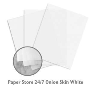  Onion Skin White Paper   5000/Carton