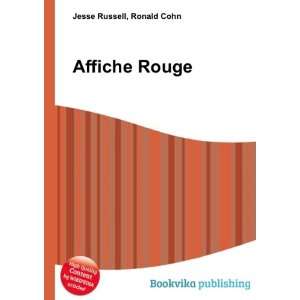  Affiche Rouge Ronald Cohn Jesse Russell Books