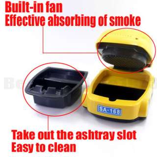 USB Cigarette Smokeless Ashtray Air Purifier Filter 372  
