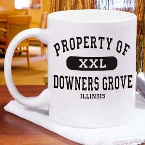  Property Of My City Personalized Coffee Mug: Kitchen 