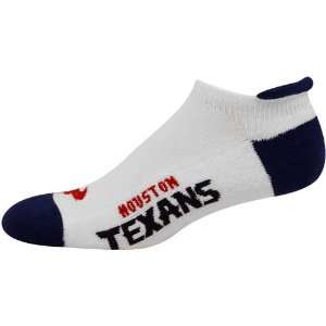  Houston Texans White Black Runners Ankle Socks