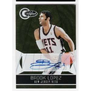  BROOK LOPEZ 2010 11 Panini Totally Certified #87 GOLD 