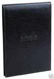 Rhodia Leatherette Pad Holder #11   3 x 4 Black w/pad  