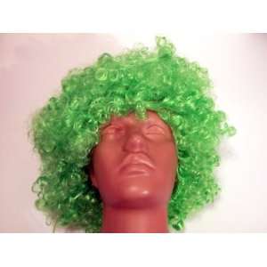  Green St. Patricks Day party afro wig 