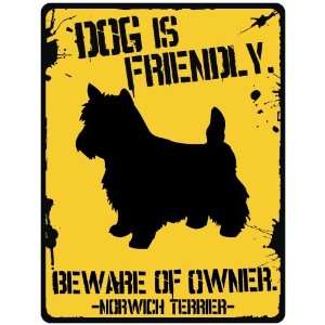   Is Friendly  Beware Of Owner  Parking Sign Dog