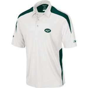    New York Jets  White  2008 Afterburn Team Polo: Sports & Outdoors