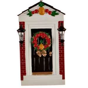   Door with Friendship Pineapple Christmas Ornament