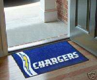 San Diego Chargers Rug Bathmat Welcome Mat Doormat  