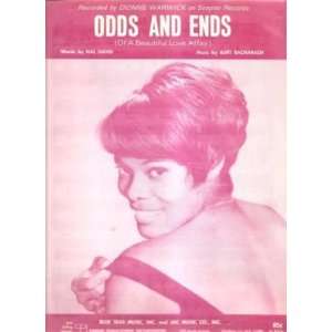  Sheet Music Odds and Ends Dionne Warwick 69: Everything 