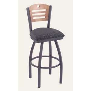  Voltaire 36 Extra Tall Swivel Barstool Metal Finish: Anodized 