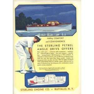 Sterling Engine 1930s Magazine Ad Wheeler Yacht 