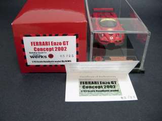   Models Vodaphone Ferrari Enxo GT Concept 2002 Red Miniwerks  