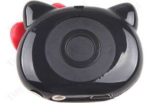 4GB Black Hello Kitty Face Pendant MP3 Player Gift For Girl Kids DM5 