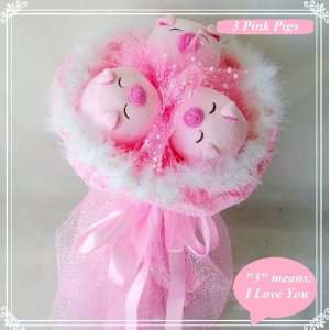  Birthday Gift Pink Pigs Flower Everything Else