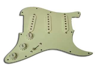 Loaded Strat Pickguard,Mint Green/ Mint, Fits Fender  