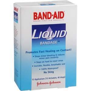   Pack of 5 BAND AID LIQUID BANDAGE 10S 3937: Health & Personal Care