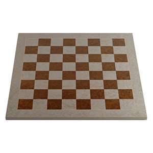  Light Grey & Brown Wood Chessboard: Toys & Games