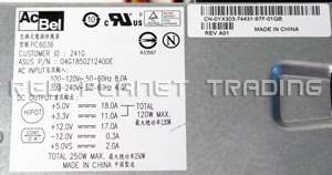 New Dell Inspiron 537s 545s Power Supply 250w  