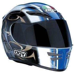  AGV Stealth Dragon Helmet   Large/Blue: Automotive