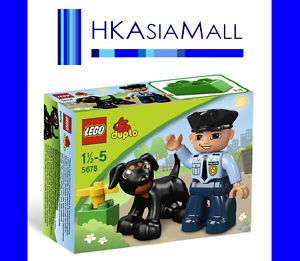 LEGO 5678 DUPLO Policeman Police Dog Set 4pcs NEW  
