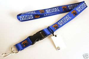 Kentucky Wildcats College Lanyard Key Chain Official  