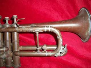 Vintage Brass Cavalier Trumpet Elkhart IND 61610  